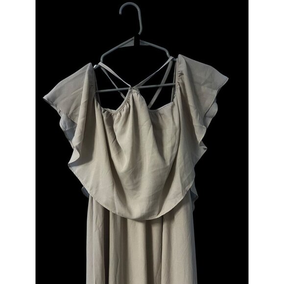 SHOW ME YOUR MUMU REBECA RUFFLE MAXI DRESS WEDDING BRIDEMAID OUTDOOR WEDDING - Picture 6 of 8